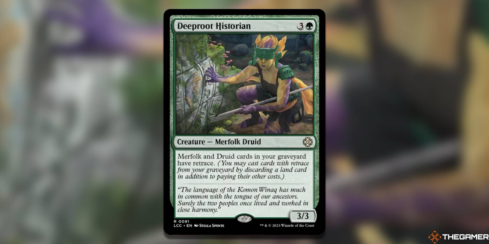 Deeproot Historian MTG card