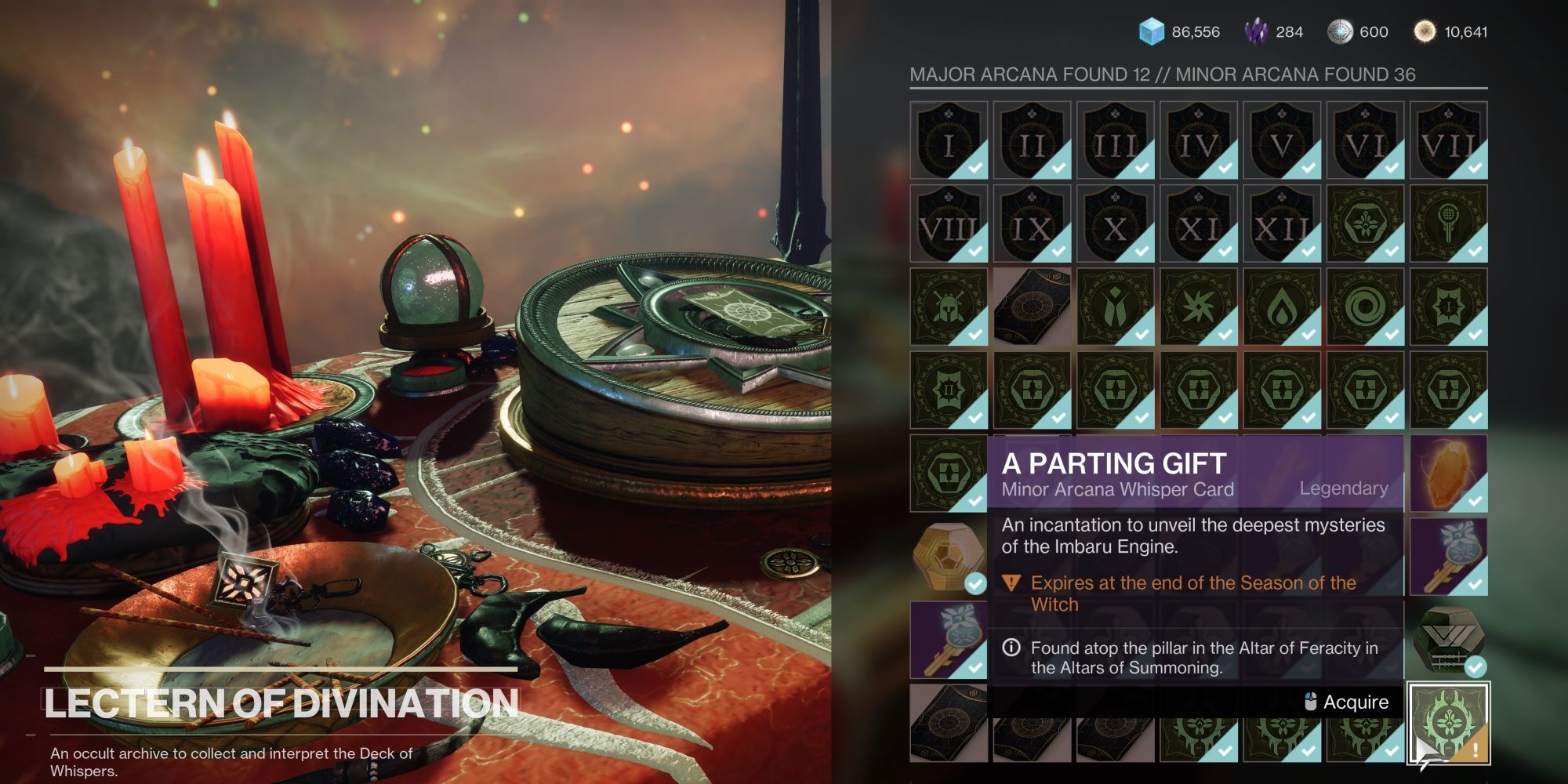 Destiny 2 A Parting Gift Card