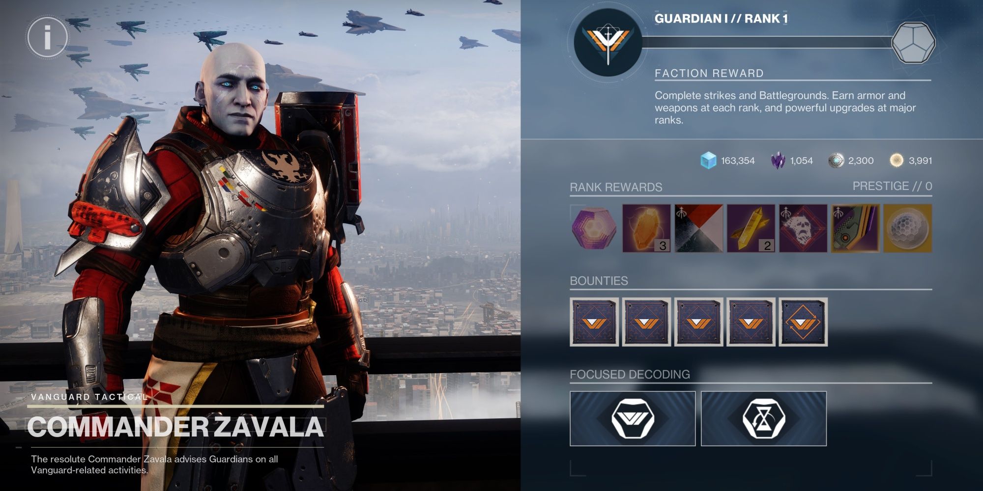 Destiny 2 Zavala Reward Track Season 23