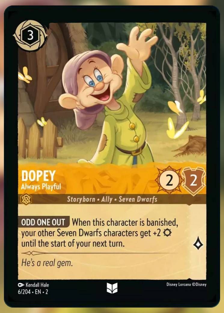 Dopey, Always Playful lorcana