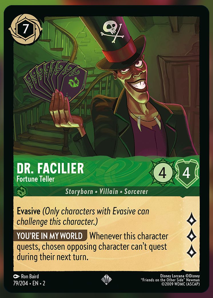 Dr. facilier, Fortune Teller