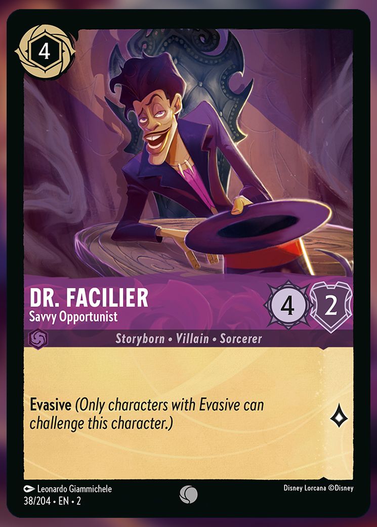 Dr Facilier, Savvy Opportunist