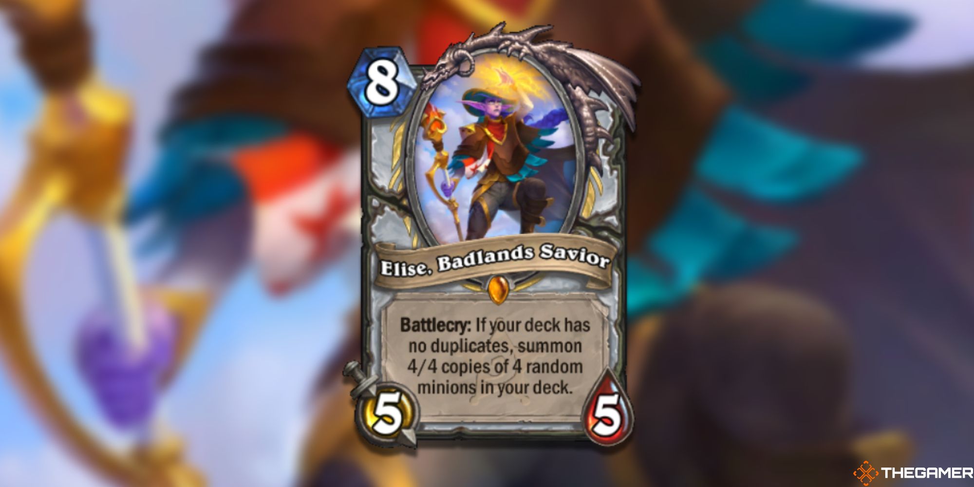 Elise, Badlands Savior Hearthstone Card