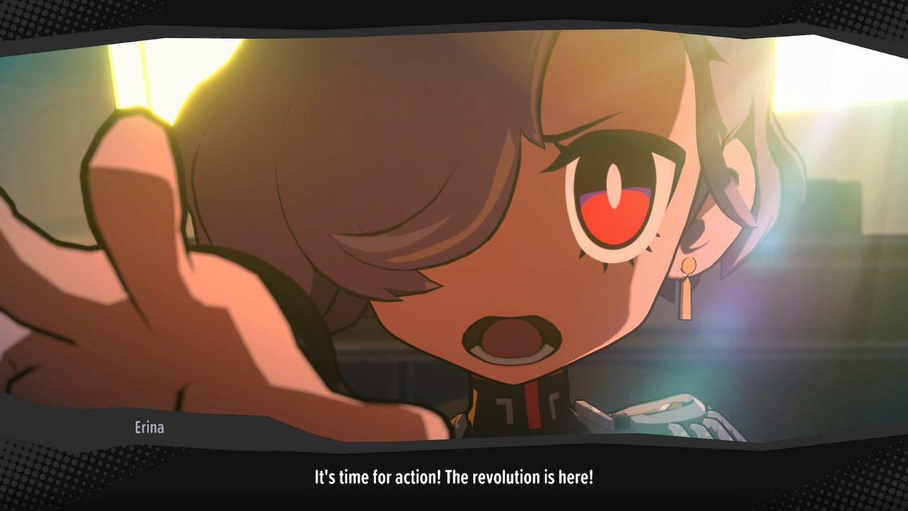 erina beginning a rebellion with her flag persona 5 tactica p5t