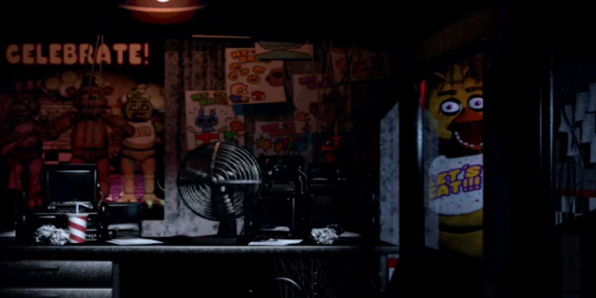 five nights at freddy mobile inside the security room