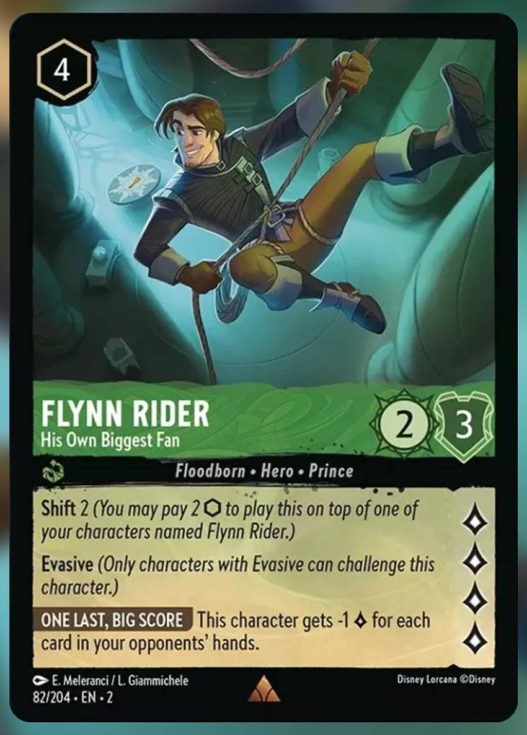 flynn rider, his own biggest fan lorcana
