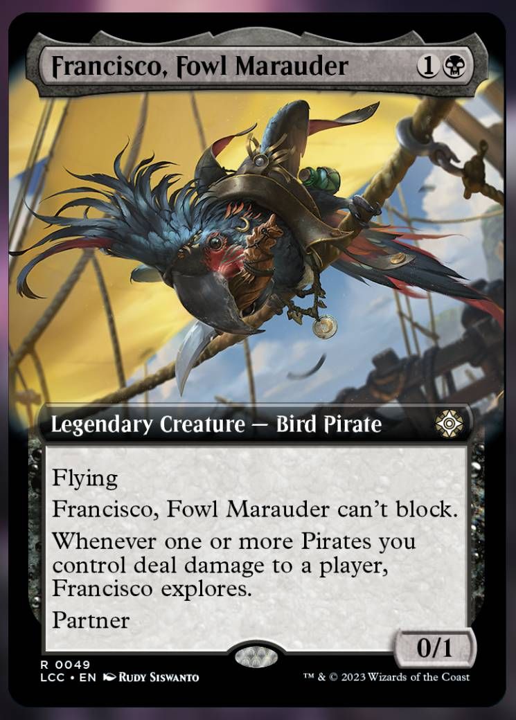 Francisco, Fowl Marauder