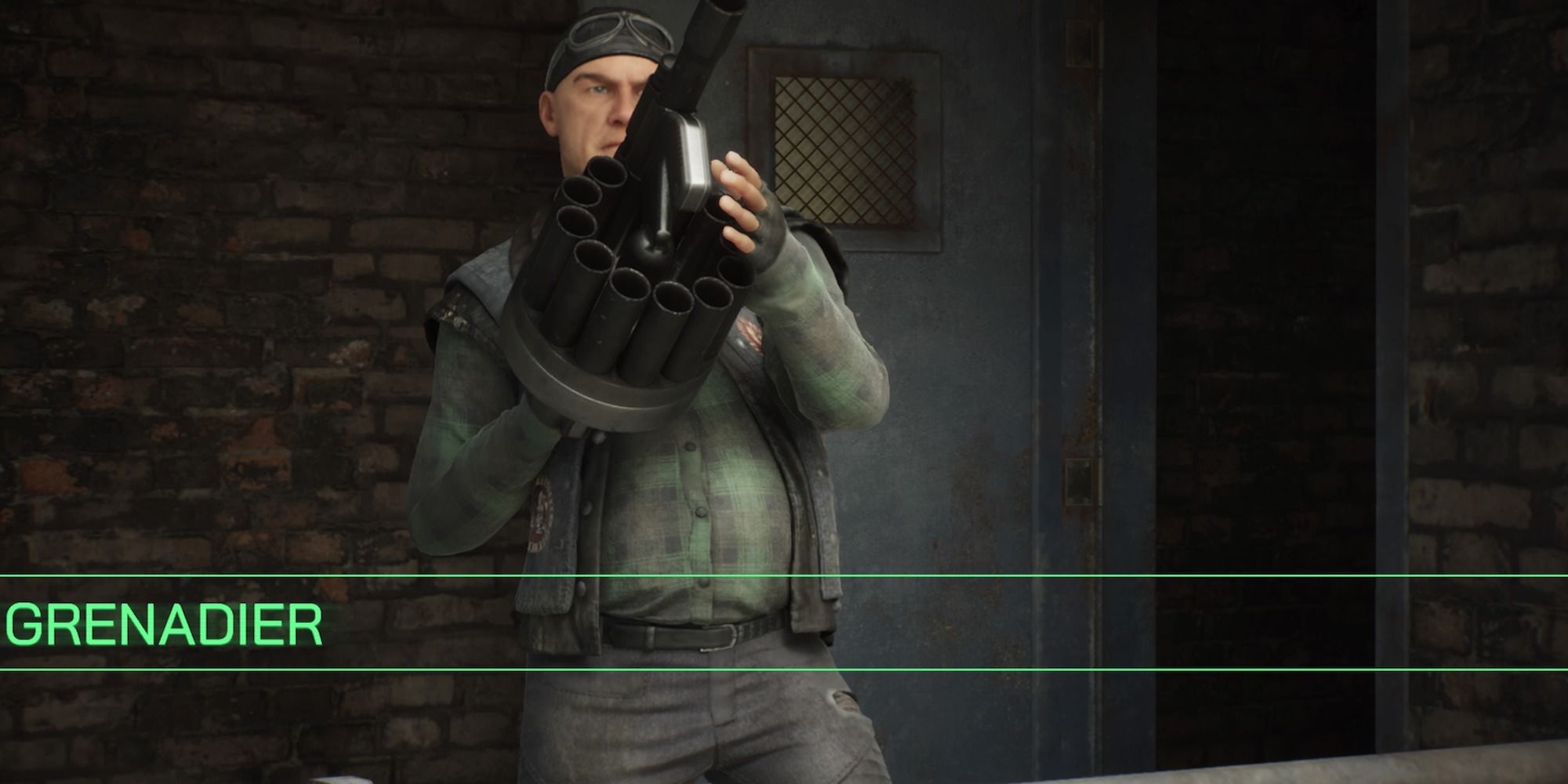 Closeup of Grenadier in Rogue City