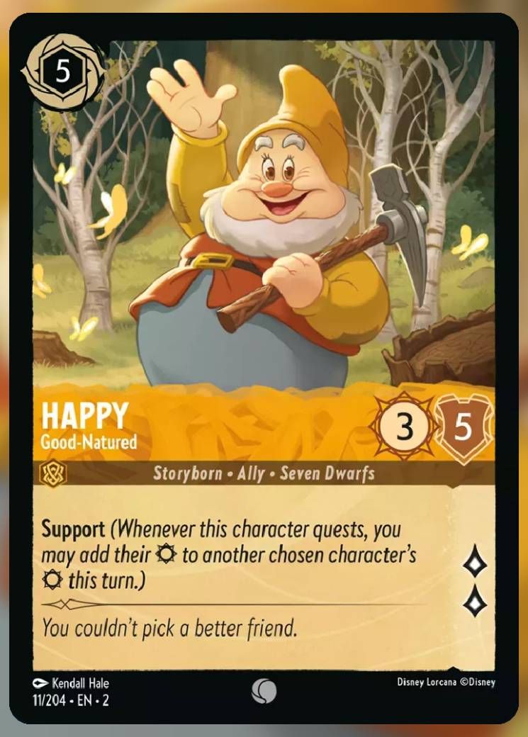 Happy, Good-Natured lorcana