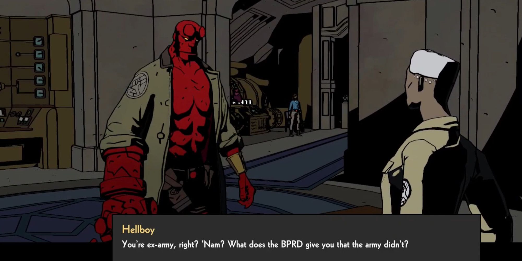 Hellboy talks about Nam in Hellboy: Web of Wyrd