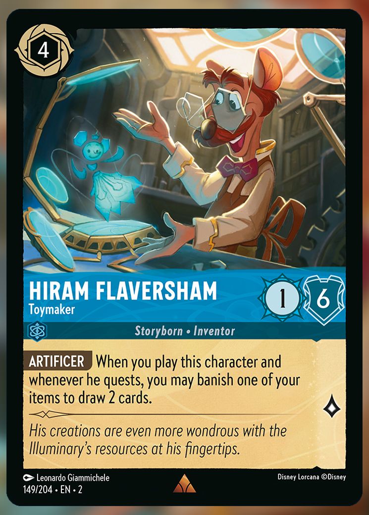 Hiram Flaversham, Toymaker