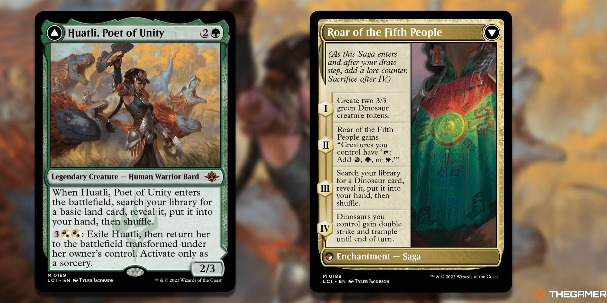 Huatli, Poet of Unity and Roar of the Fifth by Tyler Jacobson