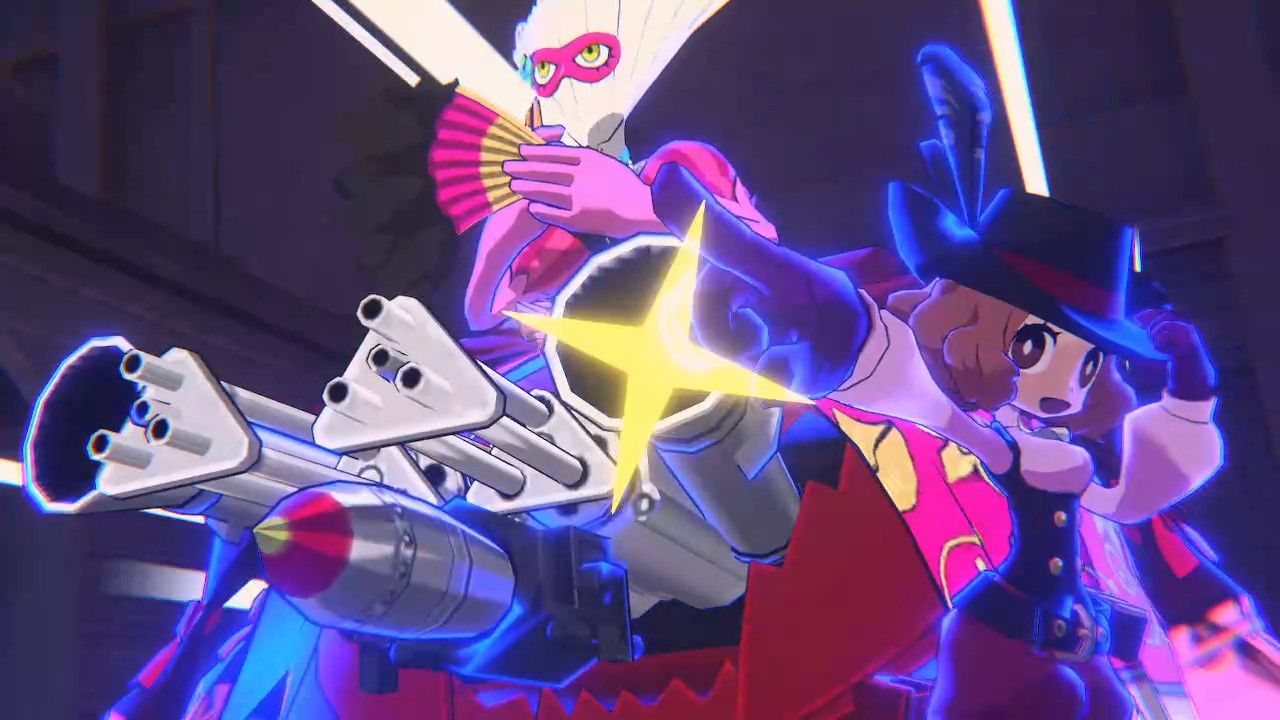 Screenshot of Noir and Milady in Persona 5 Tactica