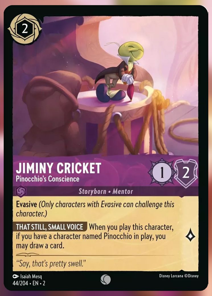 Jiminy Cricket, Pinocchio's Conscience