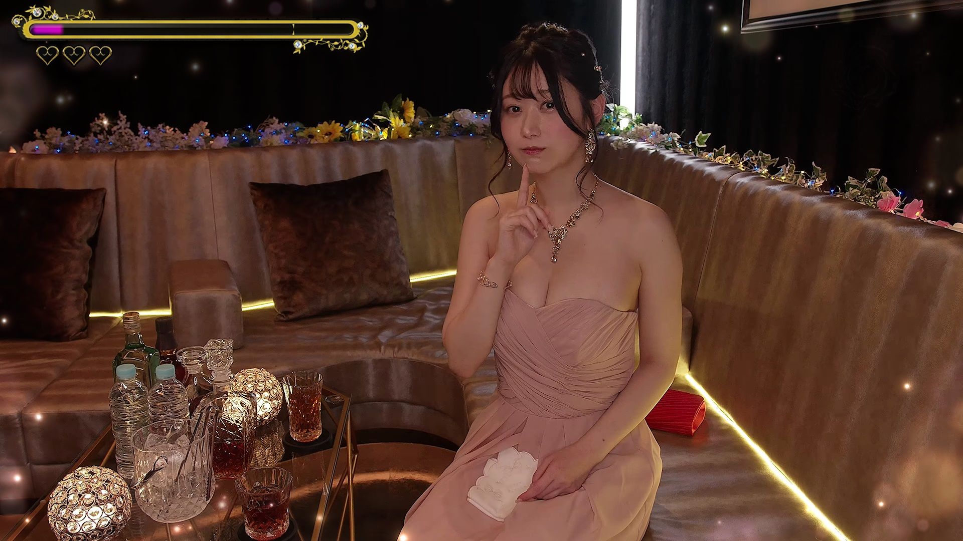 Kaname pouting in Like a Dragon Gaiden.