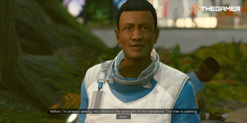 Starfield: Talking to Kelton Frush at the end of the quest