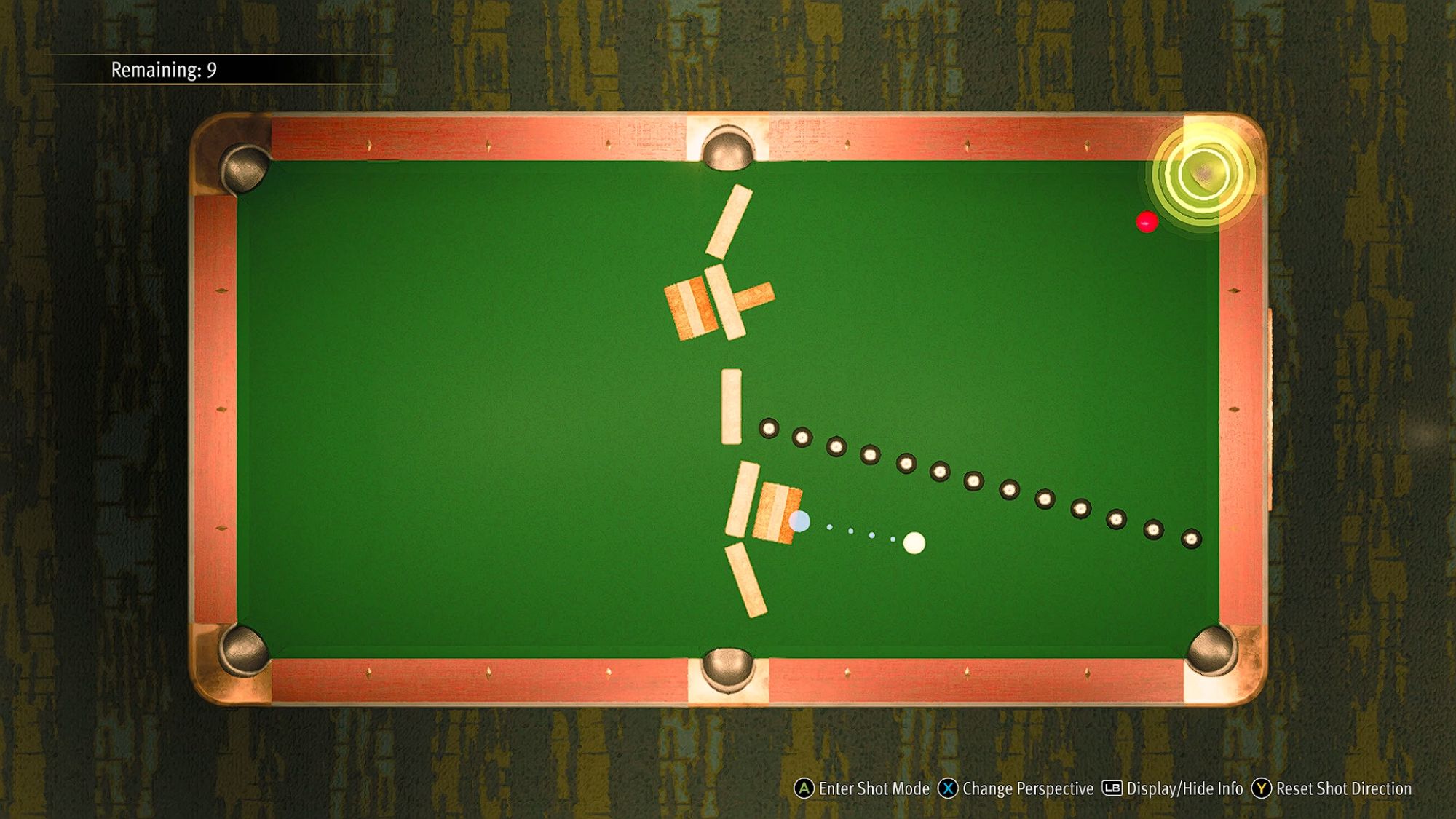 Like a Dragon Gaiden The Player Aiming In 1-Shot Challenge's Stage 3