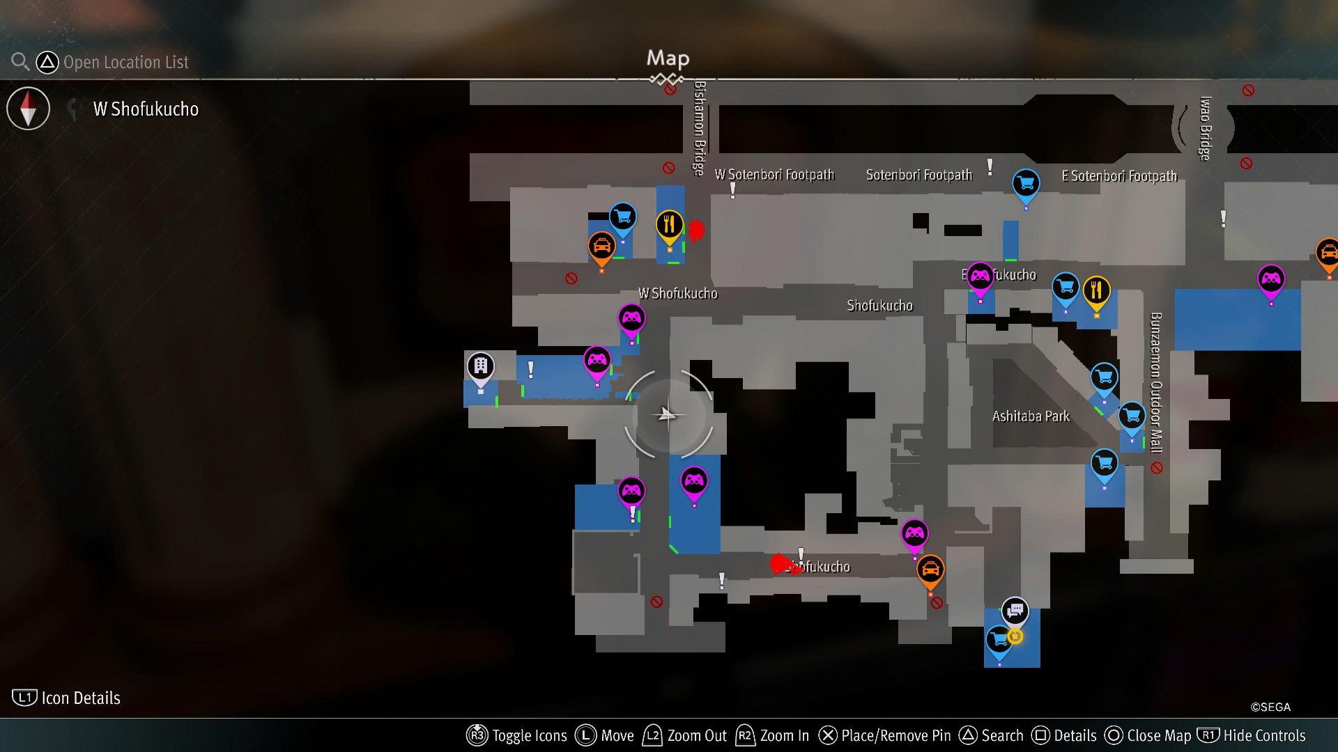 Like a Dragon Gaiden, Locker Key A5 Map Location