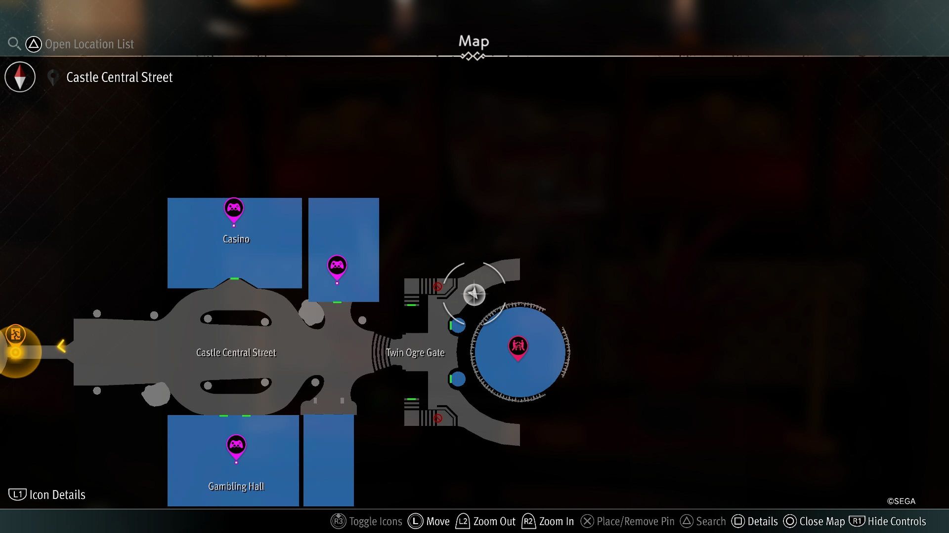 Like a Dragon Gaiden, Locker Key C2 Map Location
