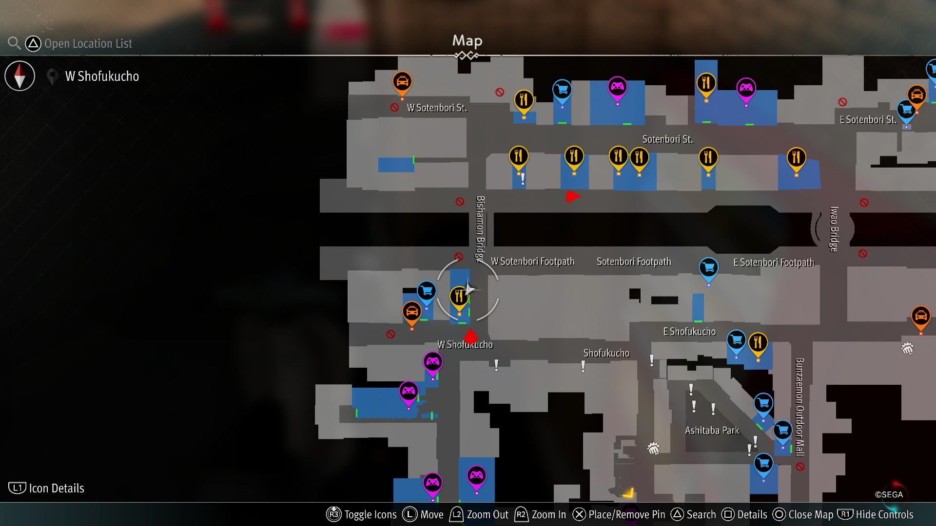 Like a Dragon Gaiden, Locker Key E1 Map Location