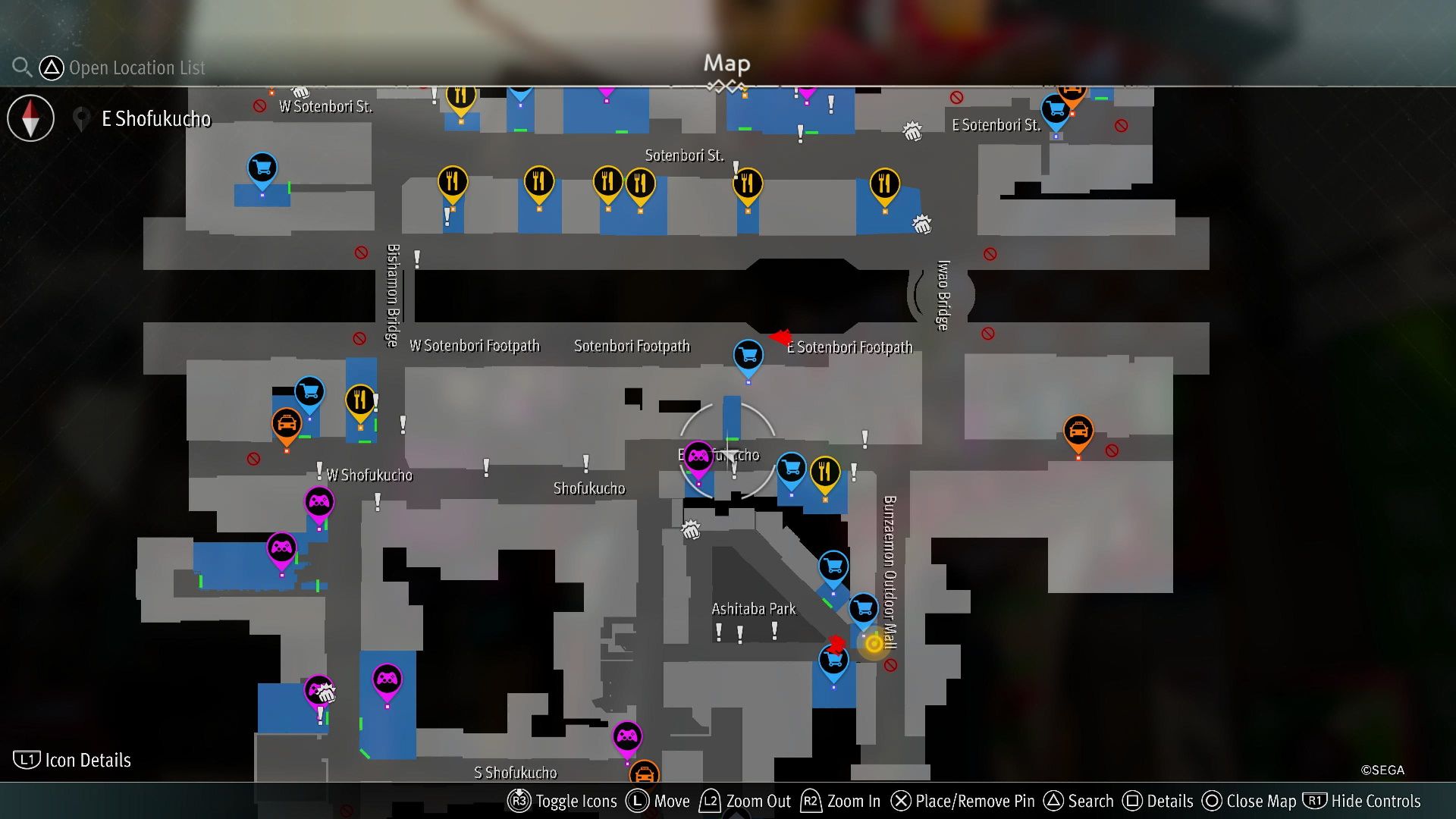 Like a Dragon Gaiden, Locker Key E3 Map Location