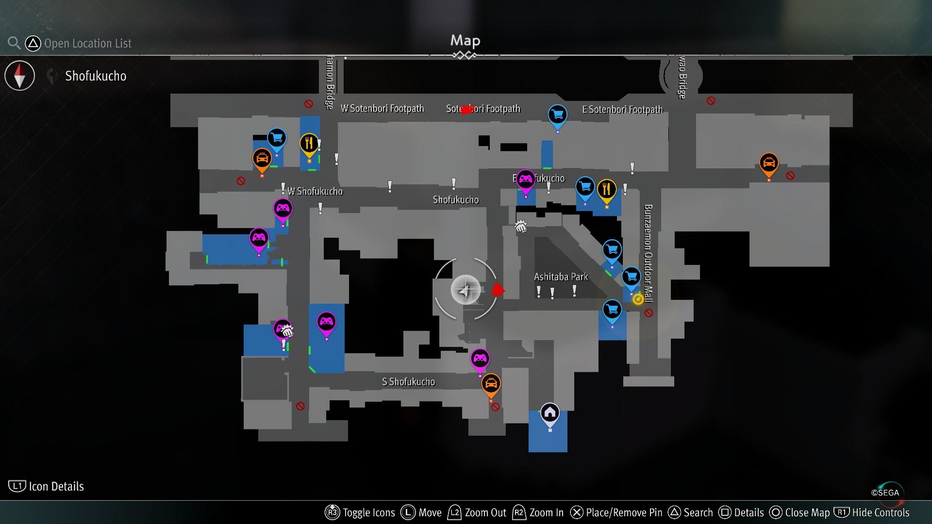 Like a Dragon Gaiden, Locker Key G1 Map Location