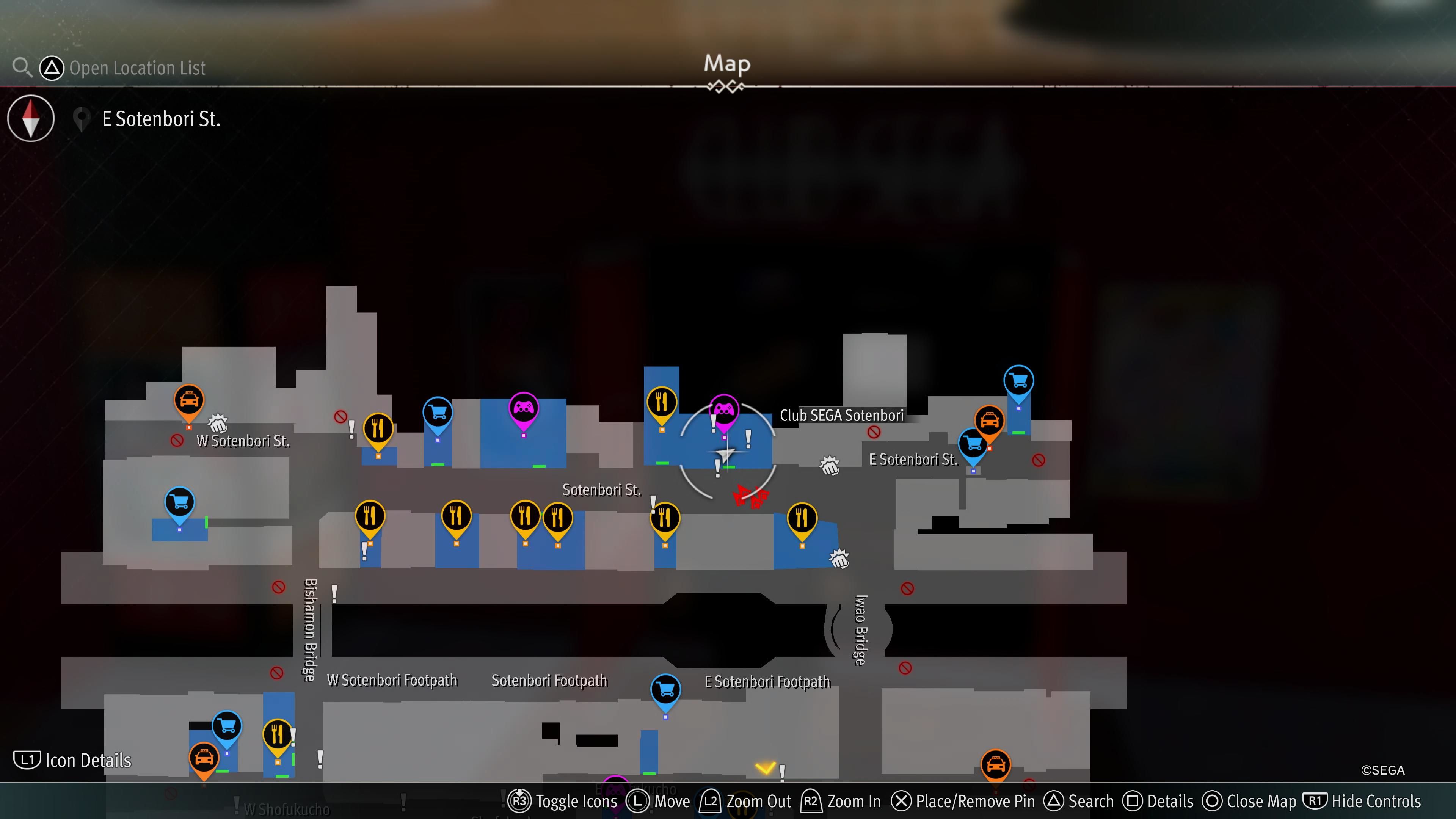 Like a Dragon Gaiden, Locker Key H2 Map Location