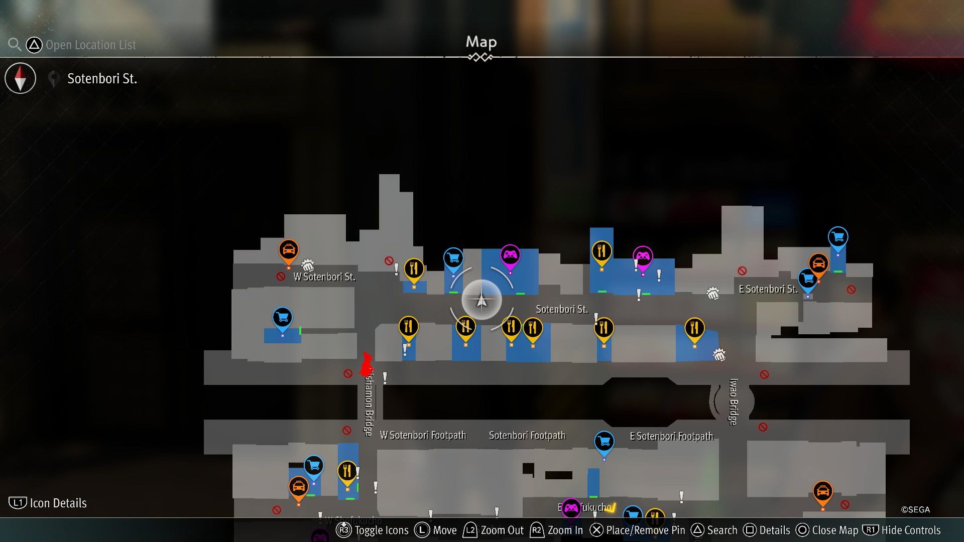 Like a Dragon Gaiden, Locker Key I2 Map Location