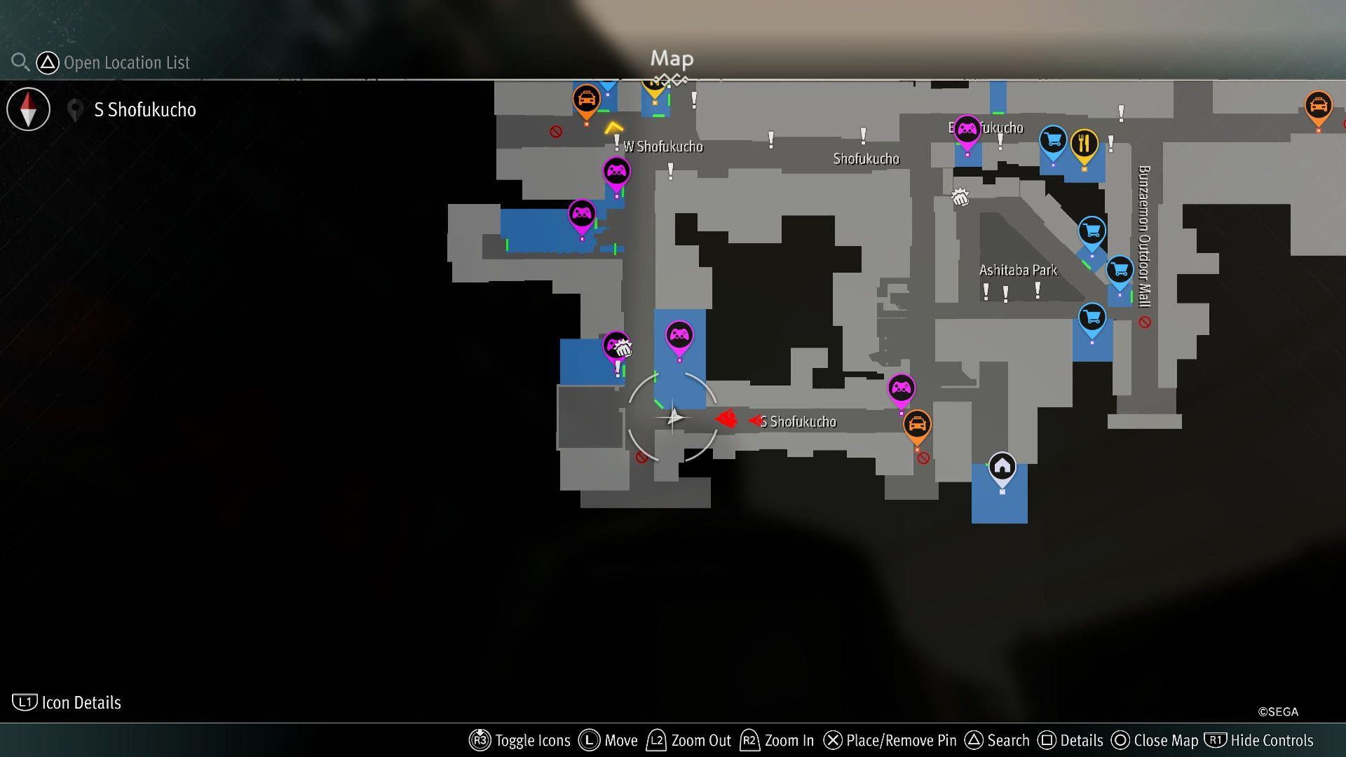 Like a Dragon Gaiden, Locker Key I3 Map Location