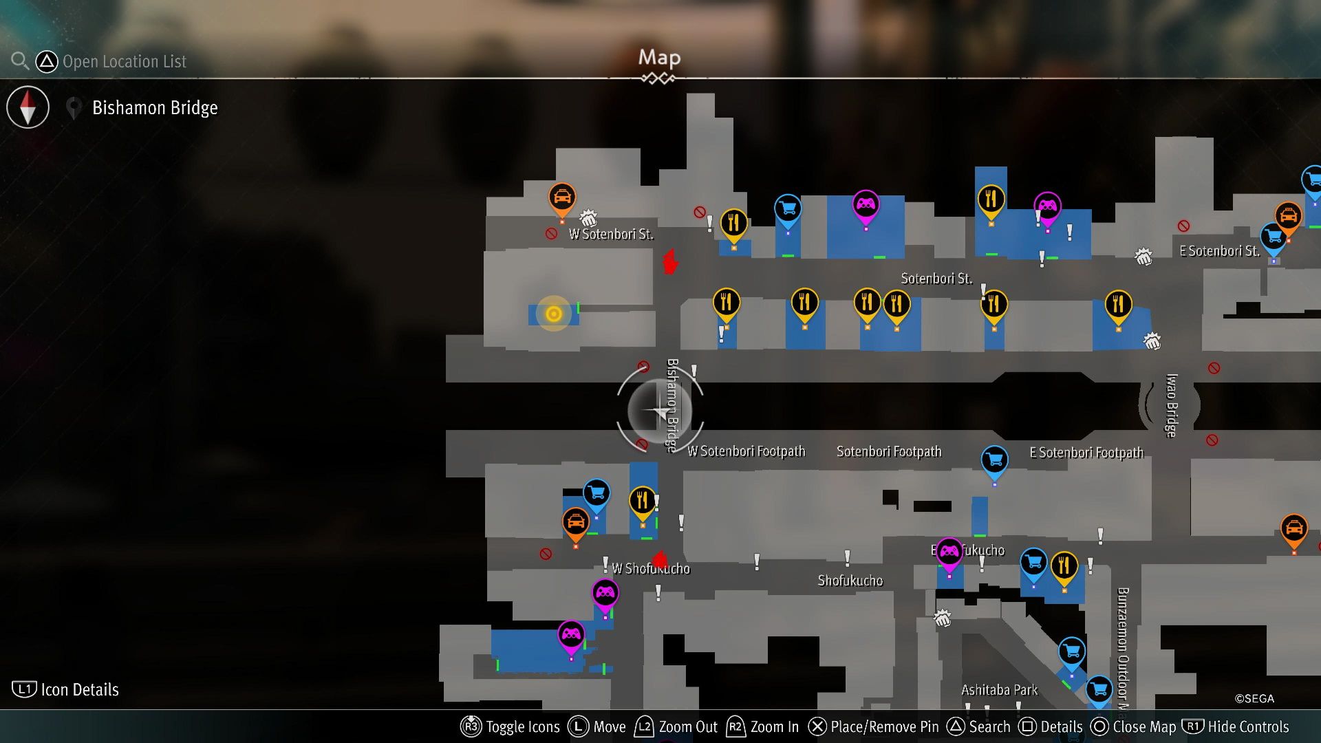 Like a Dragon Gaiden, Locker Key J2 Map Location