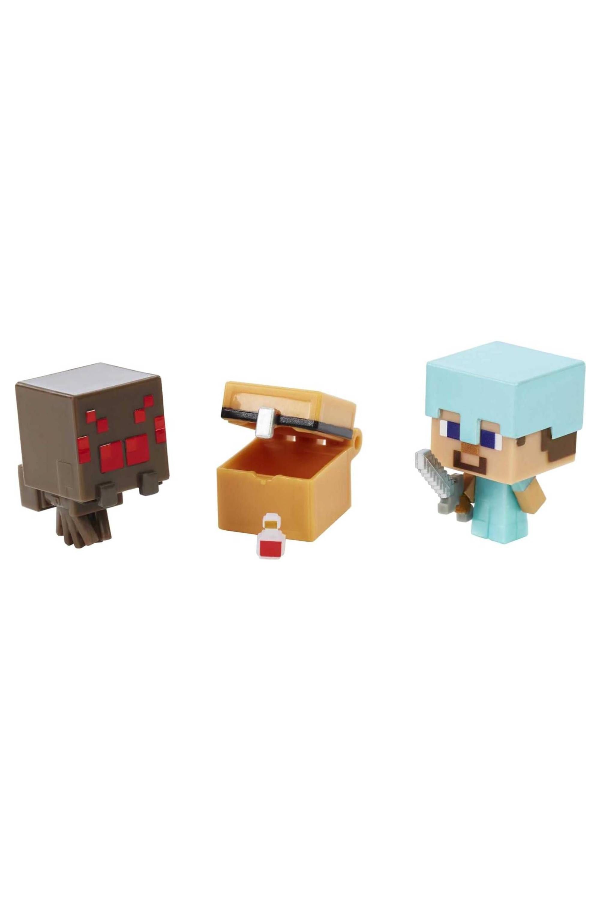 Mattel Minecraft Mob Head Minis Spider Slayer Figure