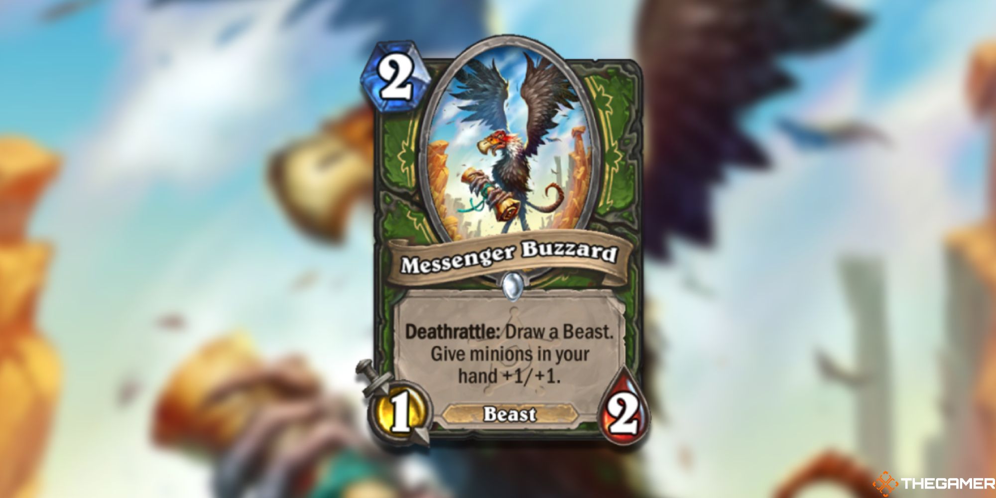Messenger Buzzard Hearthstone Card