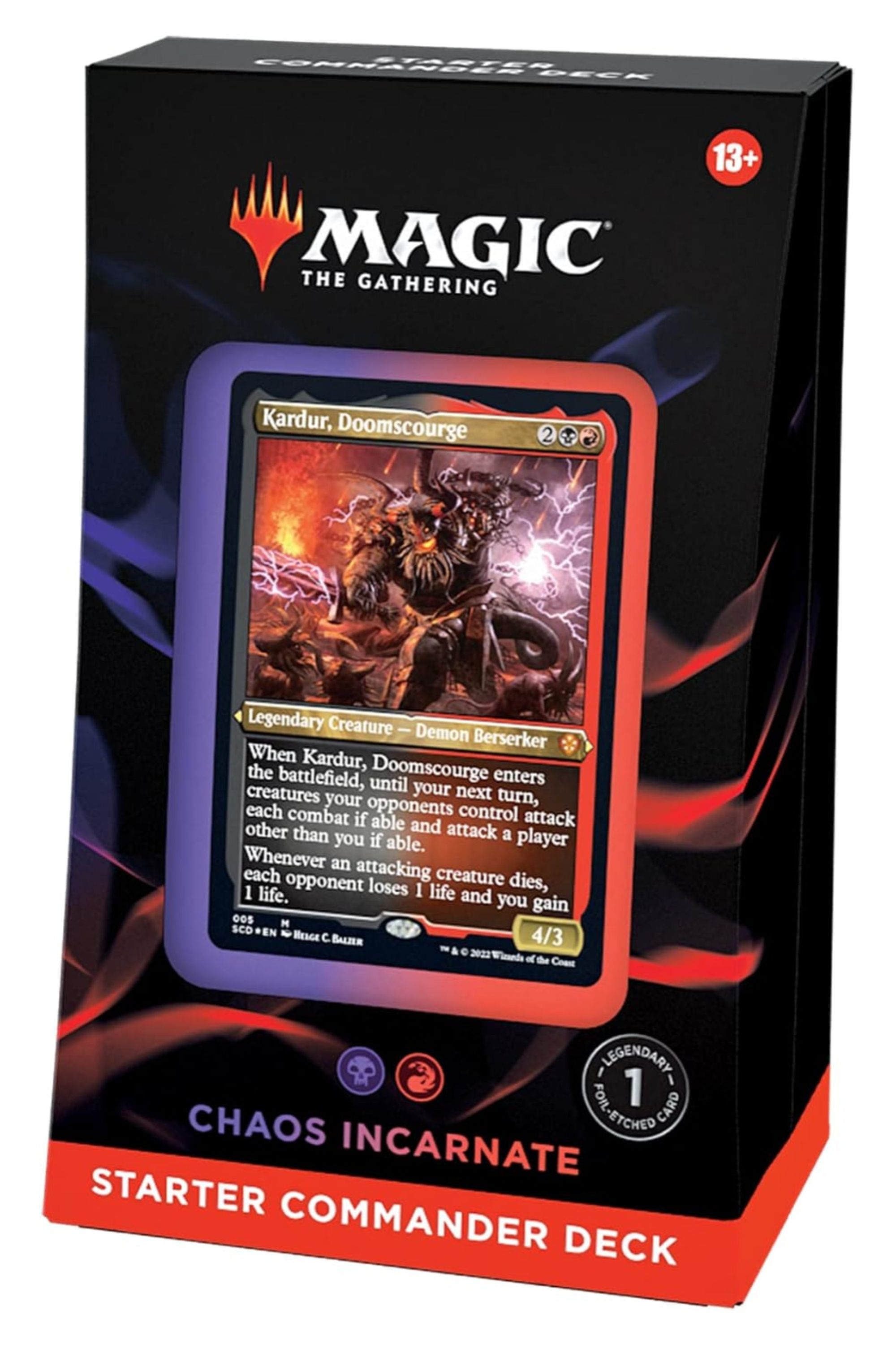 Magic: The Gathering Starter Commander Deck – Chaos Incarnate (Black-Red)
