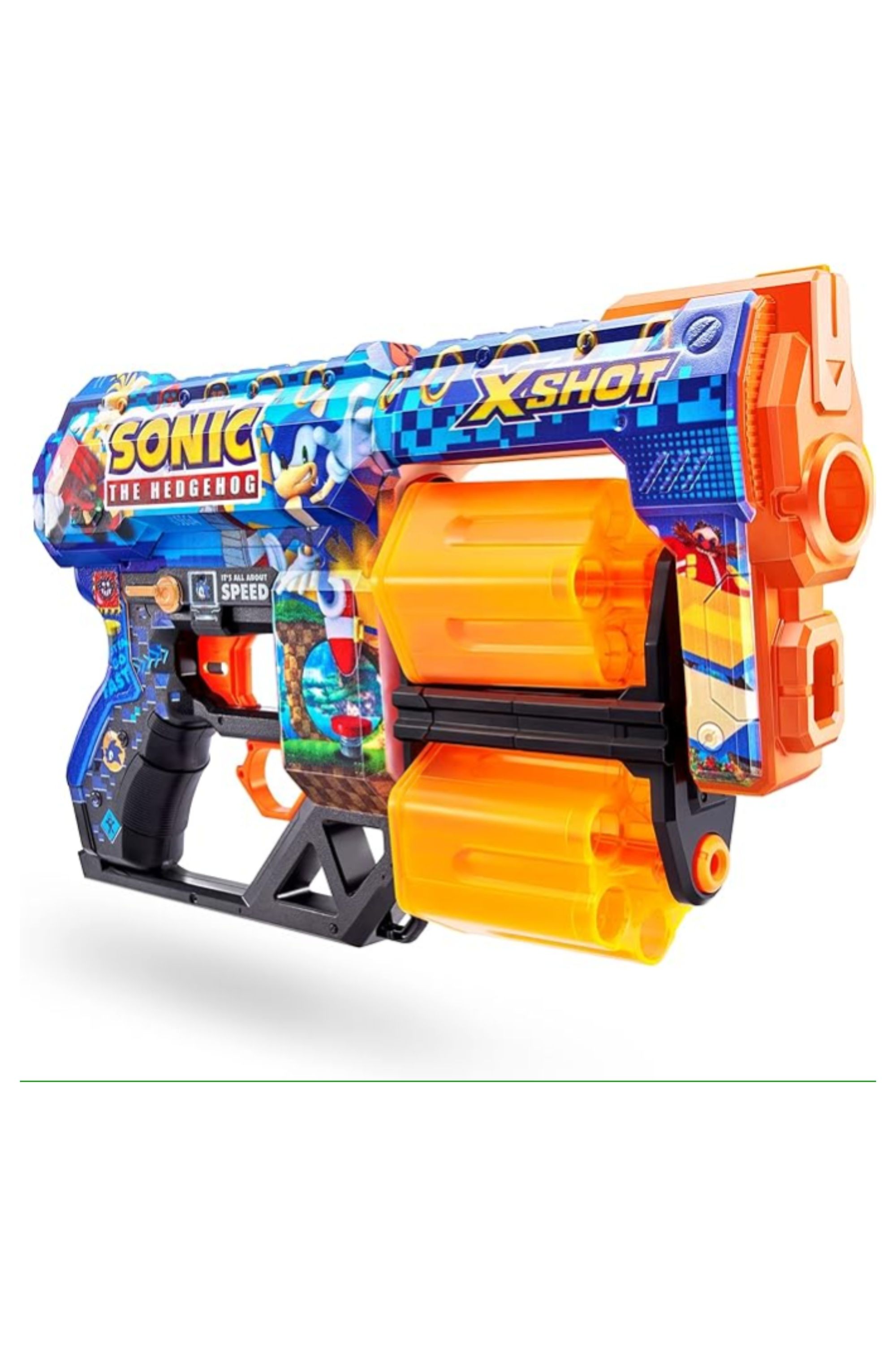 ZURU x Sonic The Hedgehog X-Shot Skins Dread Foam Dart Blaster