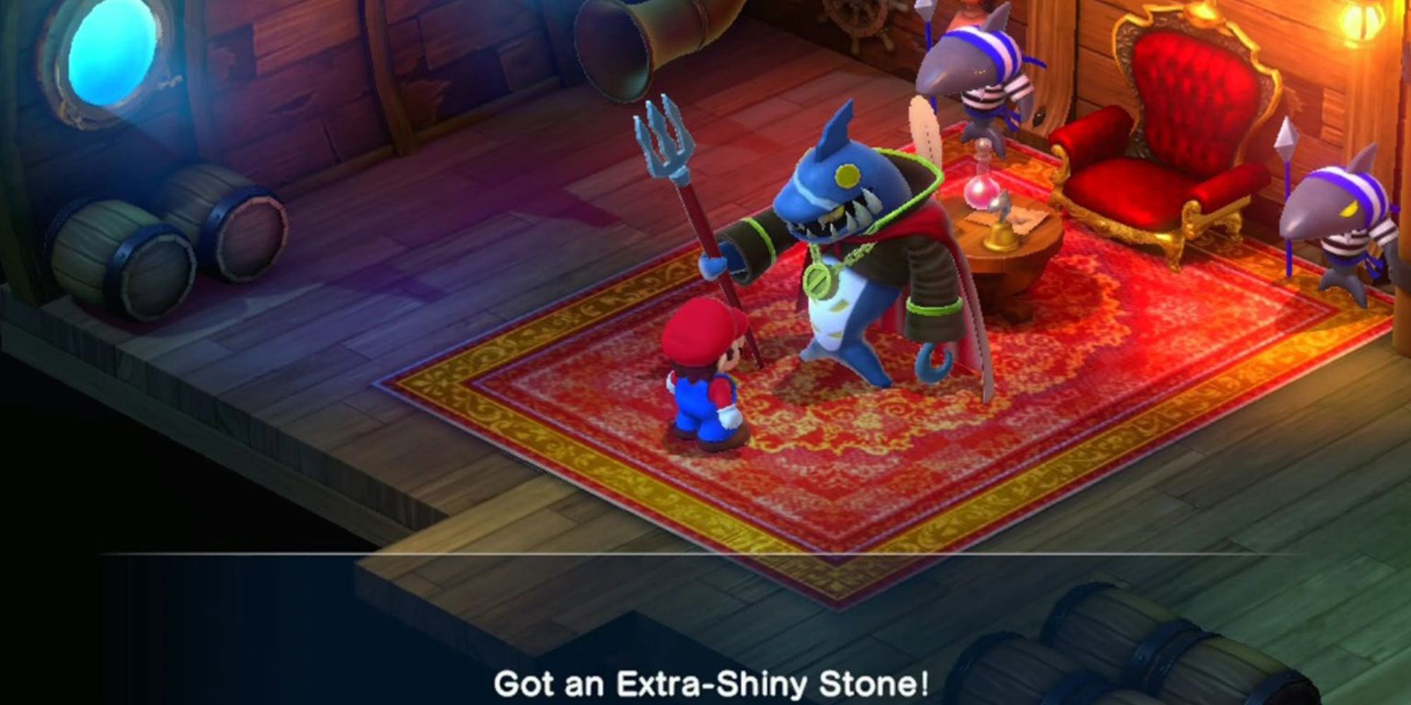 Johnny Giving Mario The Extra-Shiny Stone