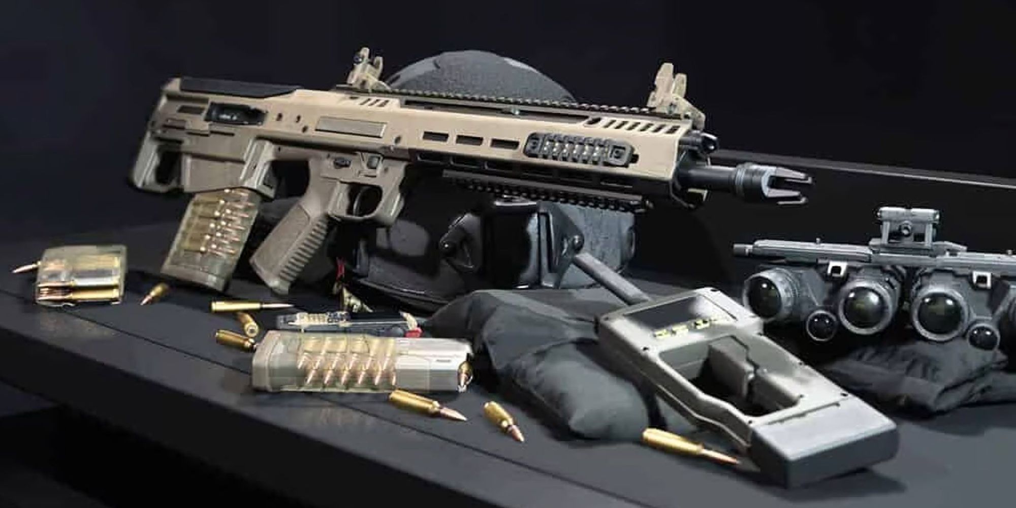 Modern Warfare 2 Cronen Squall Beside Tactical Equipment