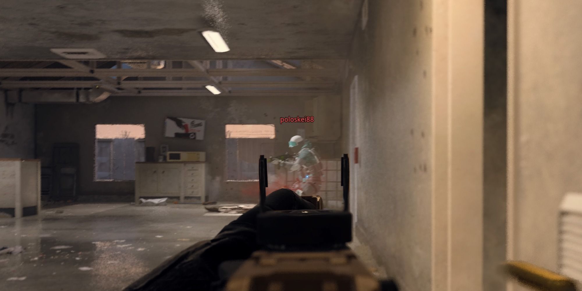 Modern Warfare 3 multiplayer aiming down the sites at another player