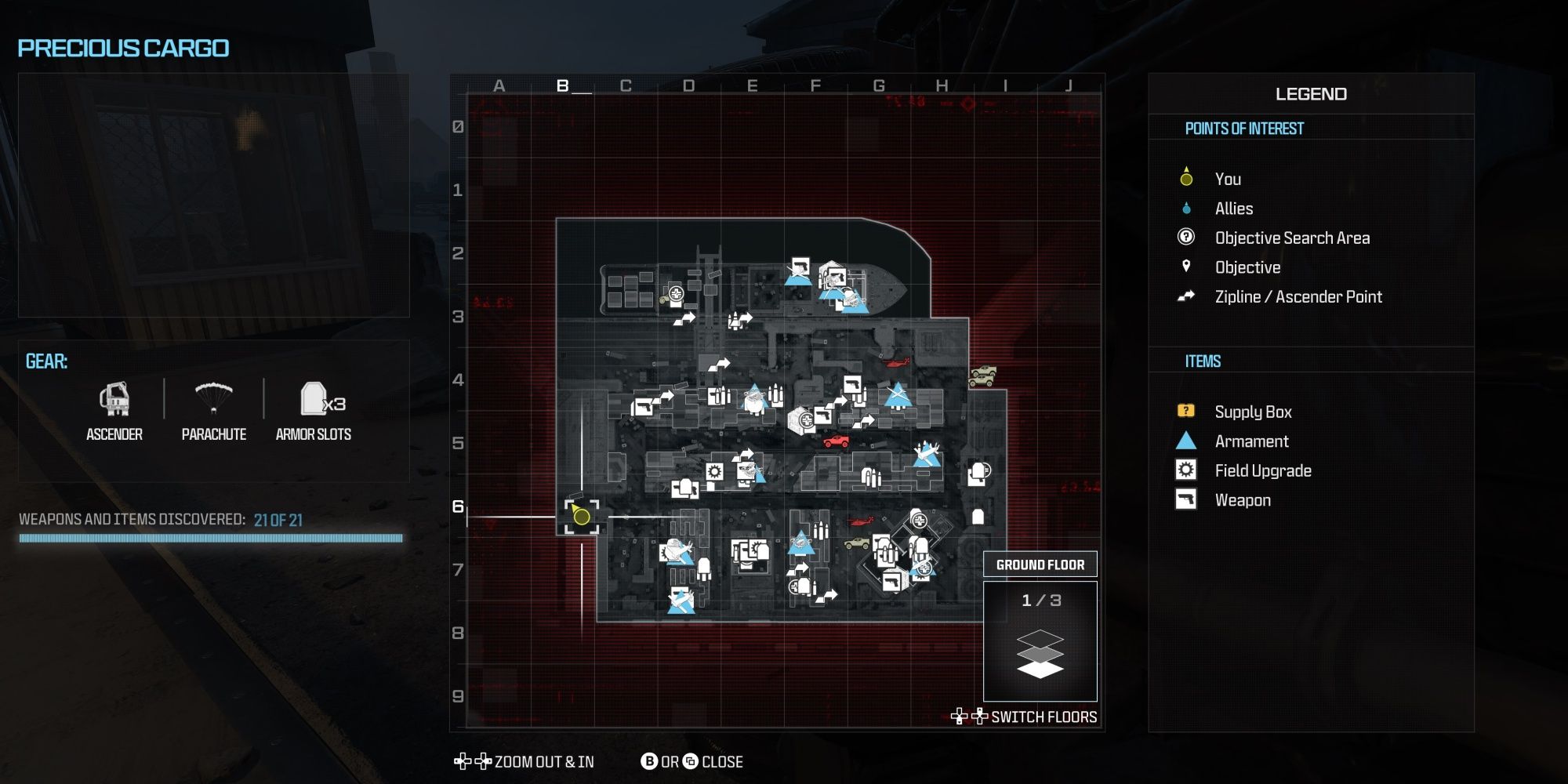 Modern Warfare 3 Precious Cargo Collectible Map