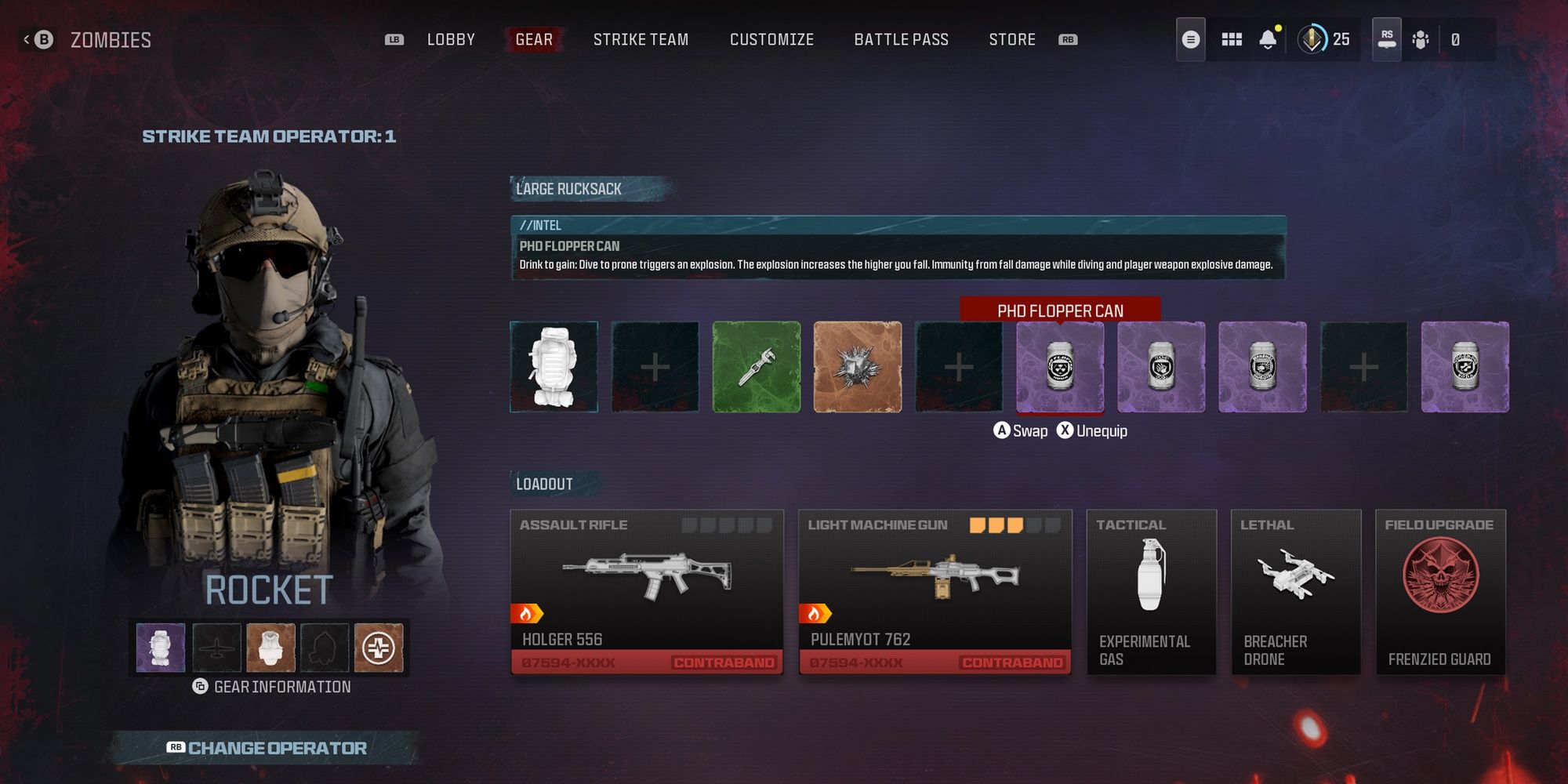 Modern Warfare 3 Zombies Strike Team Loadout