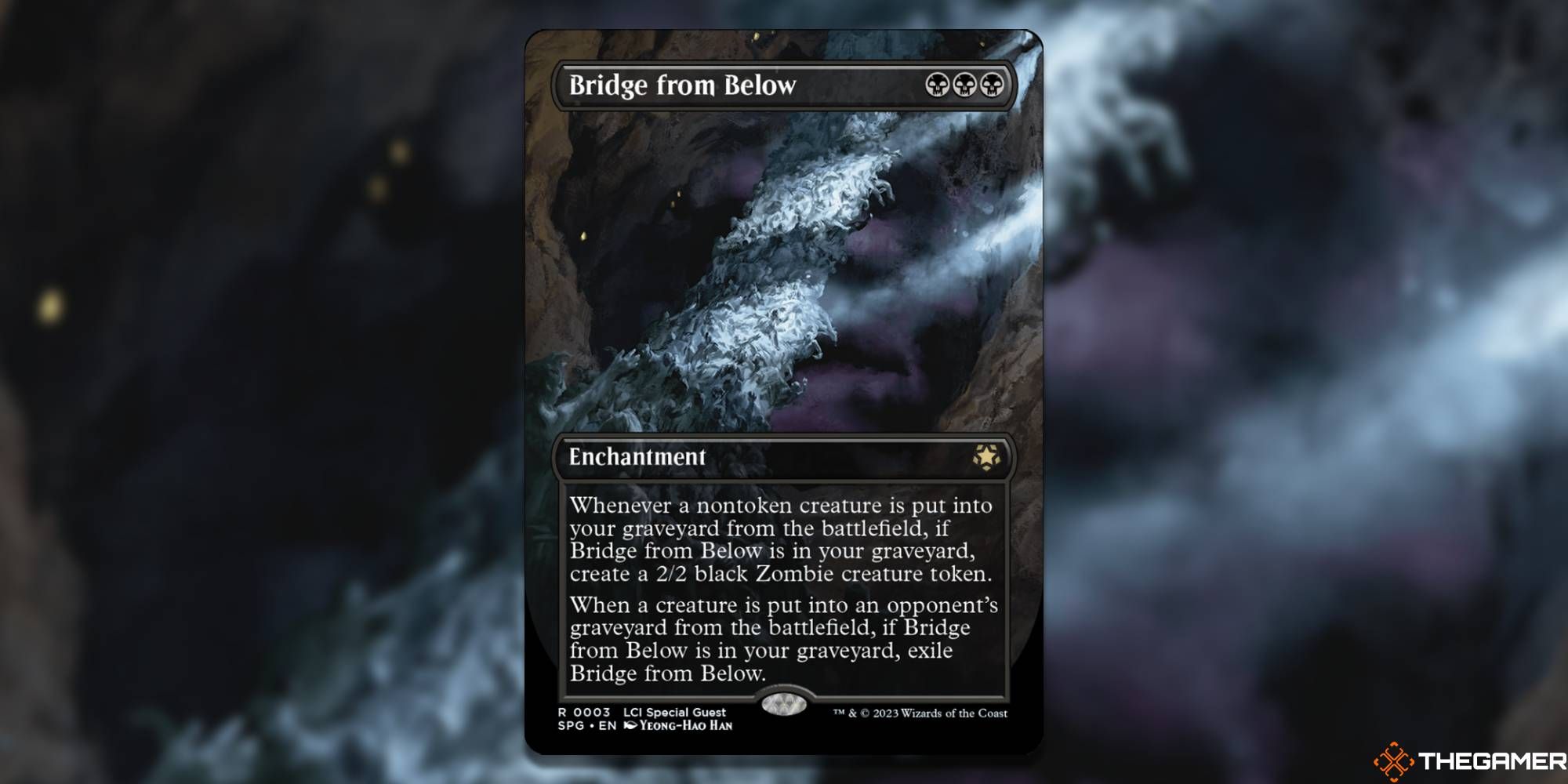 MTG Bridge From Below card and art background