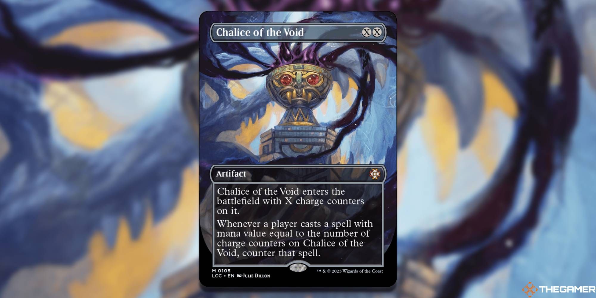 MTG Chalice of the Void card and art background