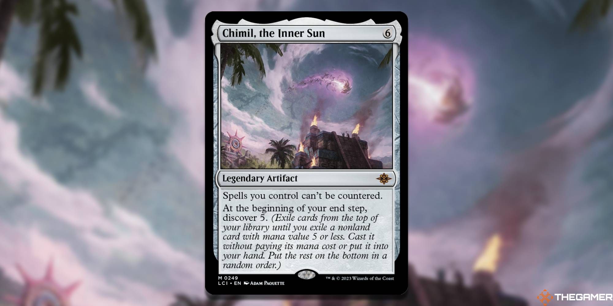 MTG Chimil, The Inner Sun card and art background
