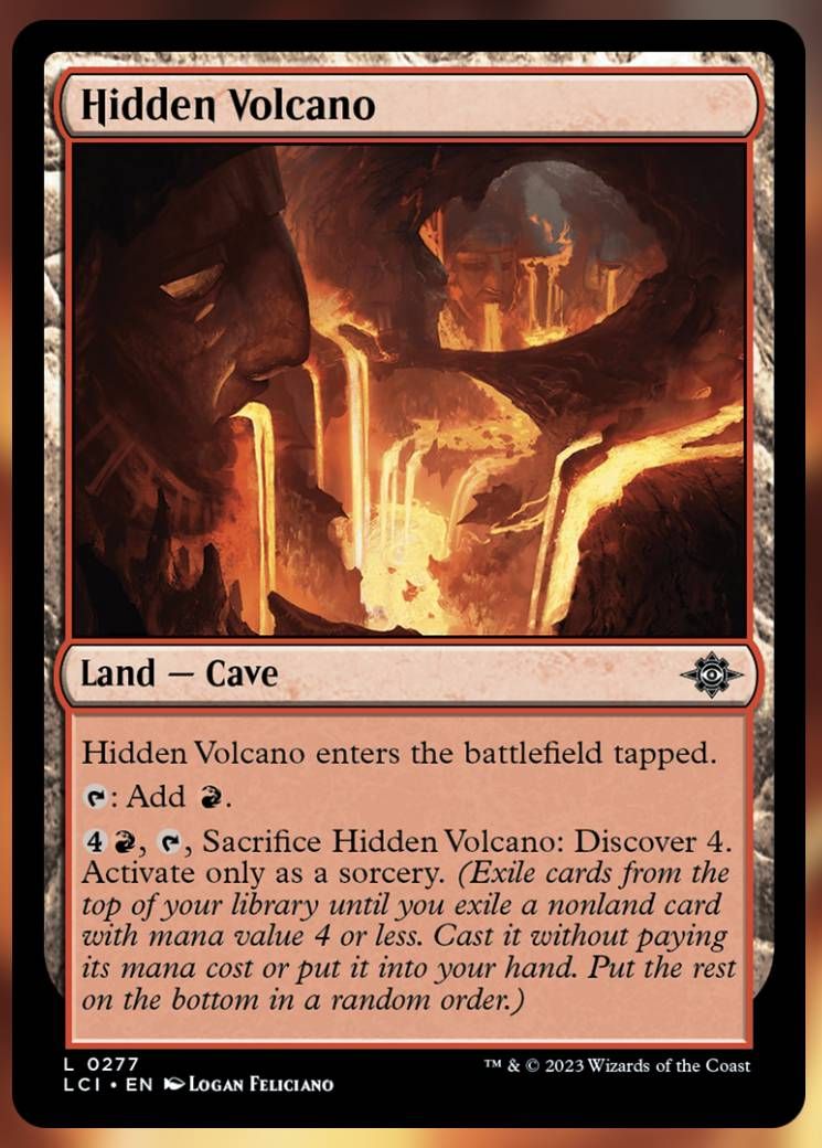 MTG - Hidden Volcano