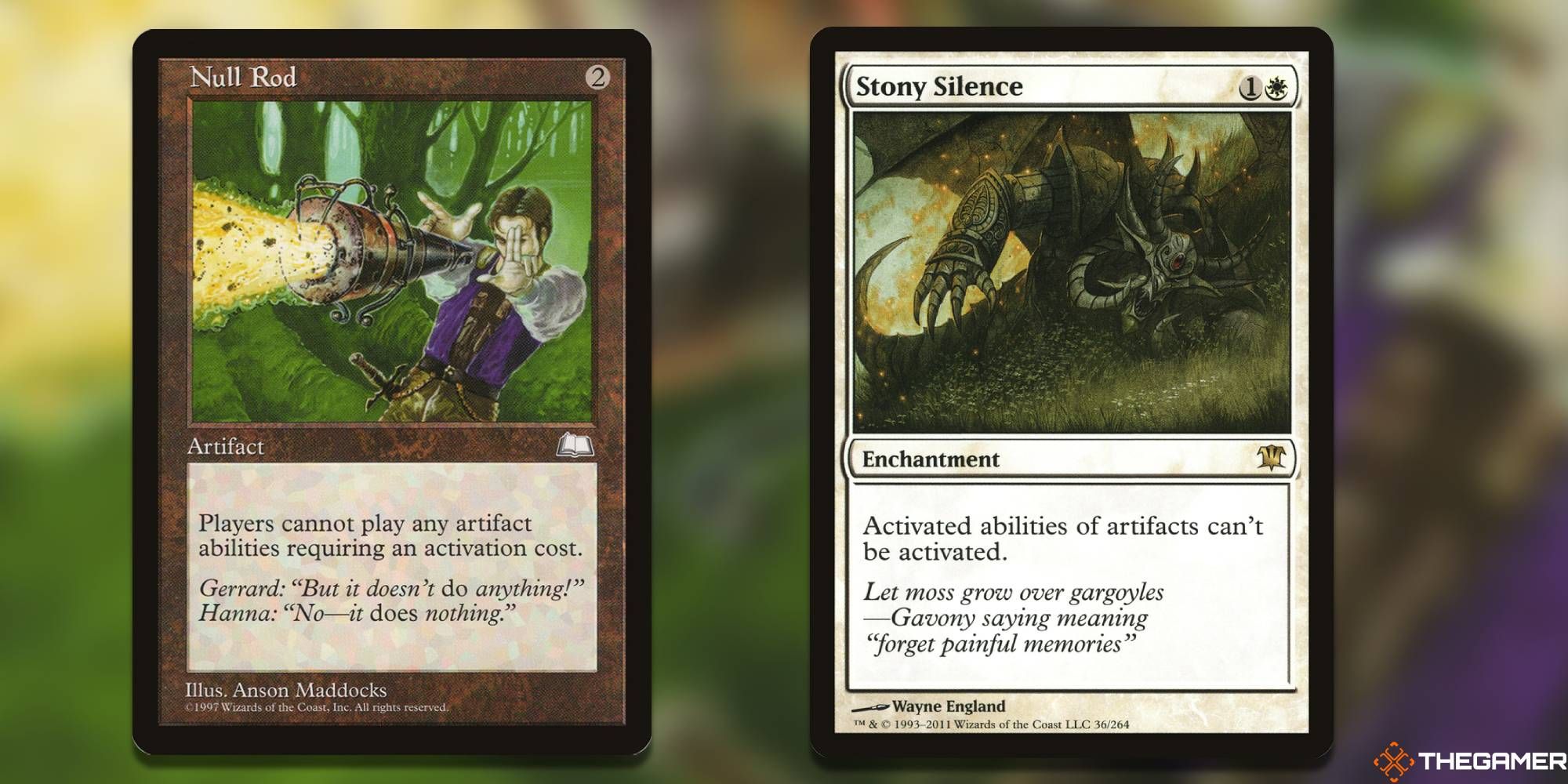 MTG - Null Rod + Stony Silence