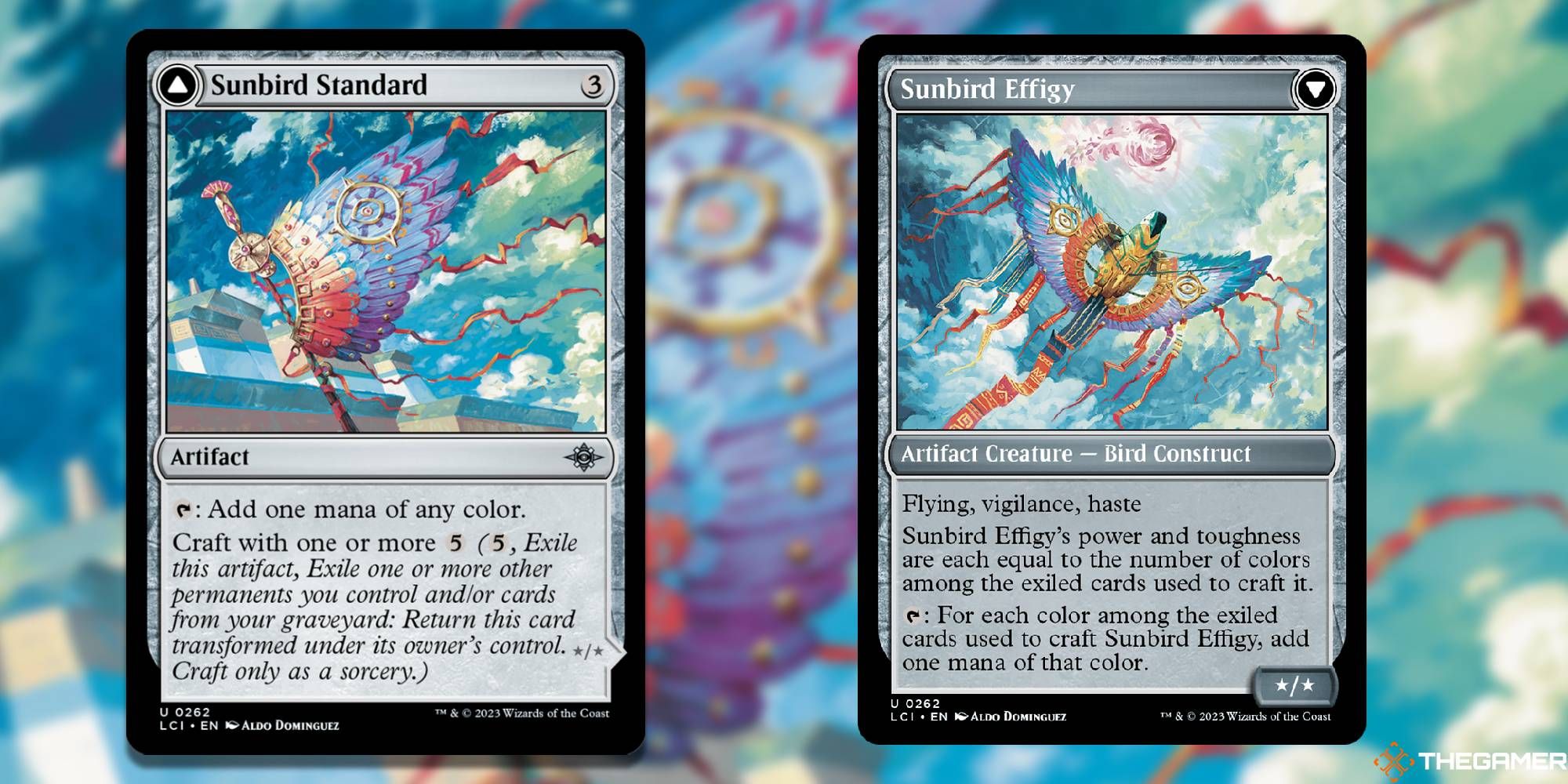MTG Sunbird Standard card and art background