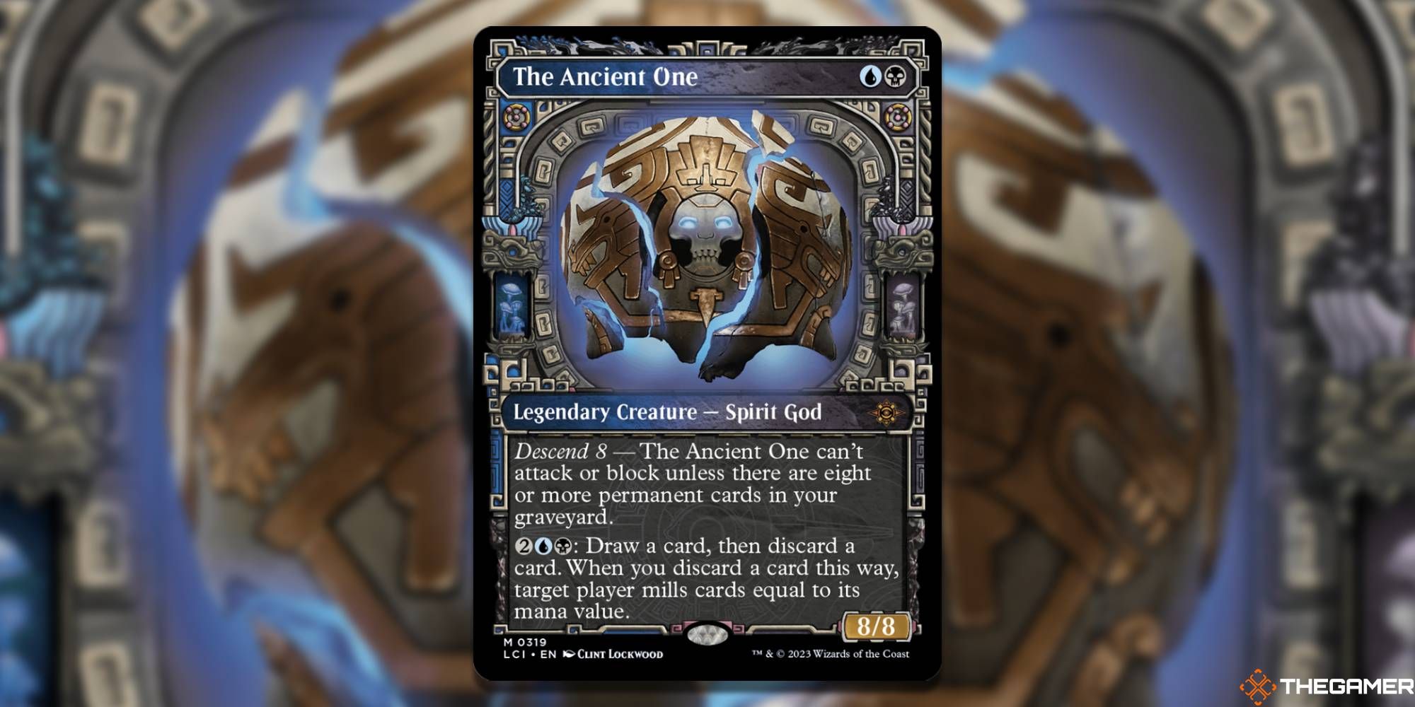 MTG The Ancient One card and art background