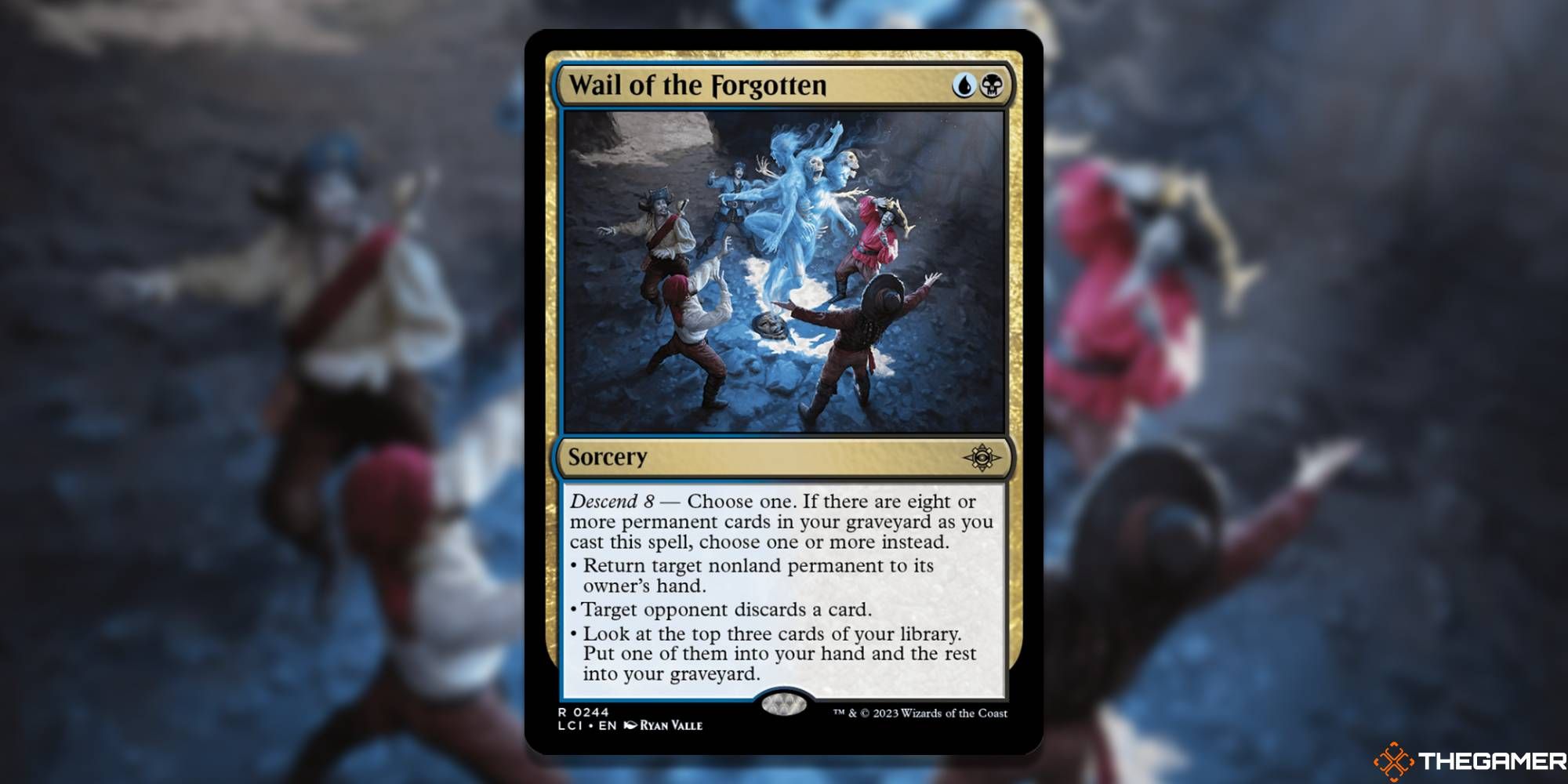 MTG Wail Of The Forgotten card and art background