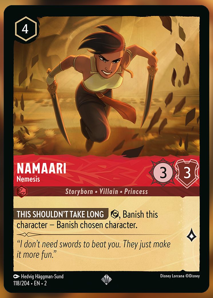 Namaari, Nemesis