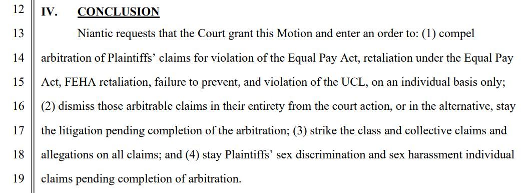 Niantic Lawsuit Arbitration Pt 3