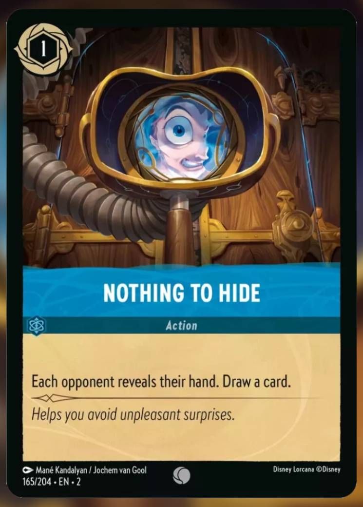 Nothing To Hide lorcana